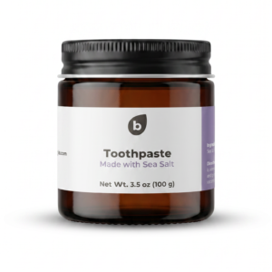 Toothpaste made with Sea Salt
